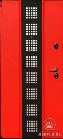 Красная входная дверь - 13